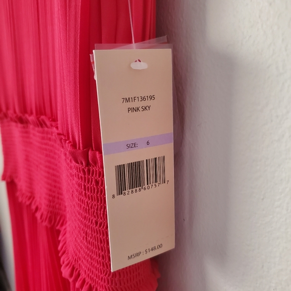 NWT NANETTE LEPORE Pleated Sleeveless Dress - Picture 5 of 7